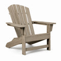 Silla Adirondack de Madera Marrón Claro