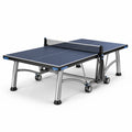 Mesa de ping-pong de MDF con patas de acero 274 cm x 152.5 cm x 76 cm azul