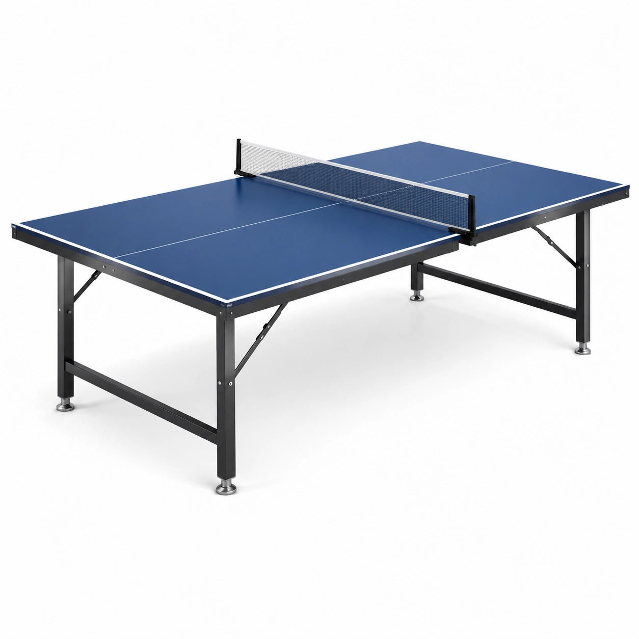 Mesa de ping-pong de interior azul de MDF 274x152.5x76cm